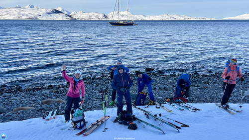 Spitzberg - exploration polaire et ski de randonnée à bord du voilier Kamak