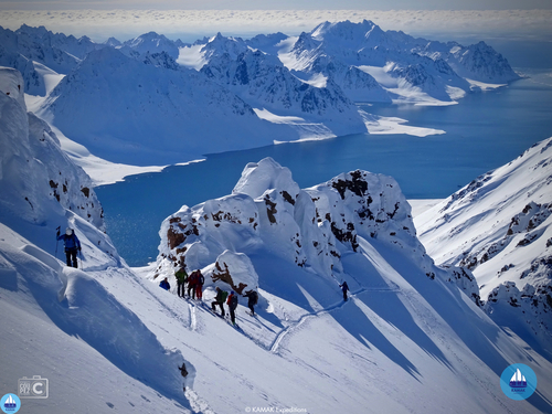 Spitzberg - exploration polaire et ski de randonnée à bord du voilier Kamak