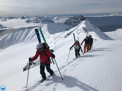 Spitzberg - exploration polaire et ski de randonnée à bord du voilier Kamak