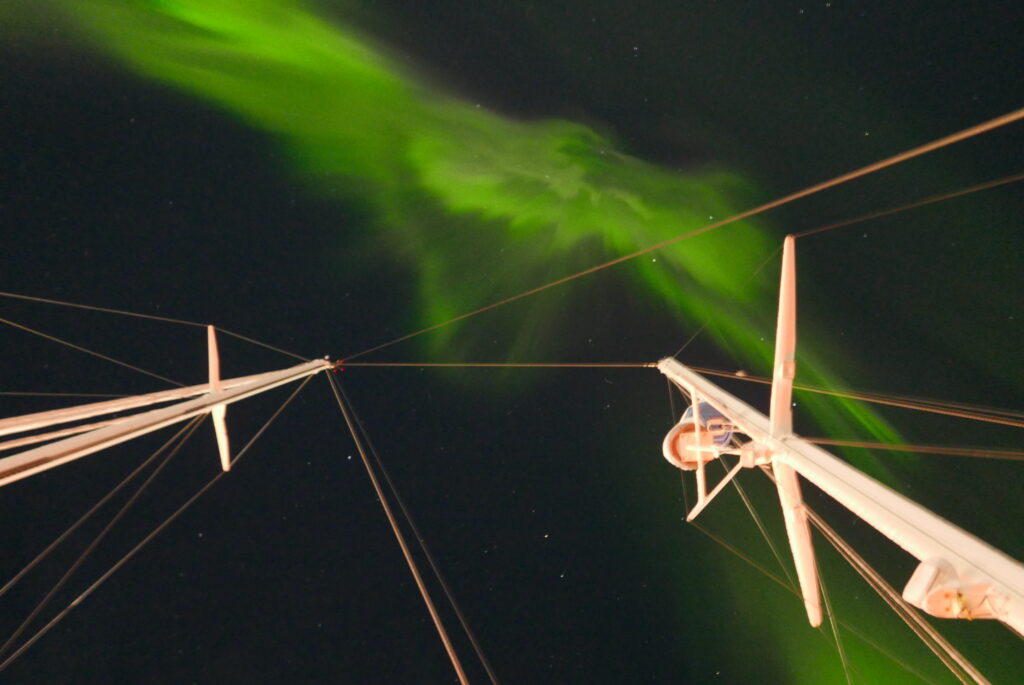 Aurore boréale depuis Kamak dans le Finnmark